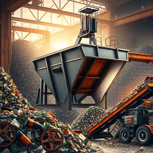 efficiency industrial bins material handling industrial metal hopper welding